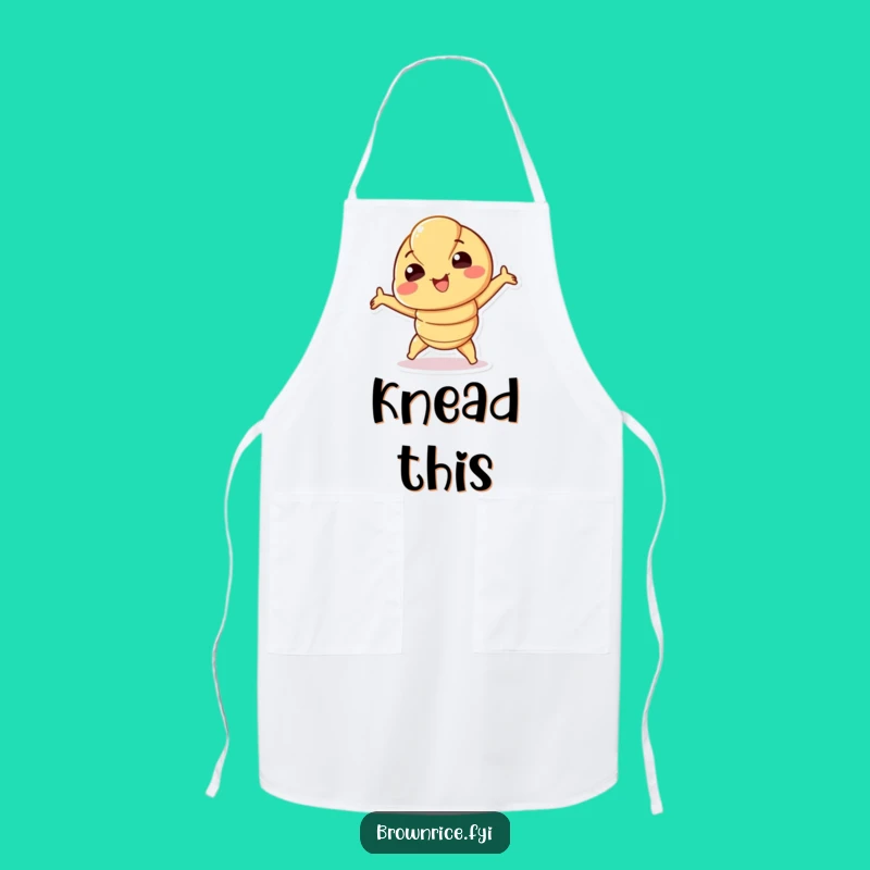 Funny Croissant Apron: Playful Stretch to Keep You Clean, a Cheerful Funny Gift