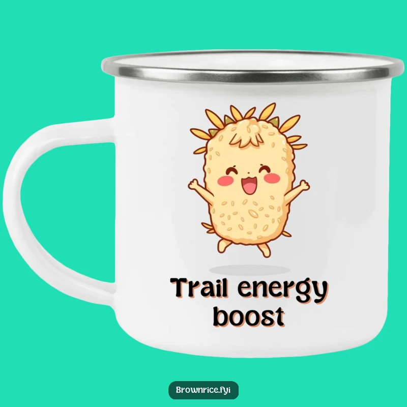 Funny Rice Camping Mug, a Hilarious Companion for Foodie Adventures