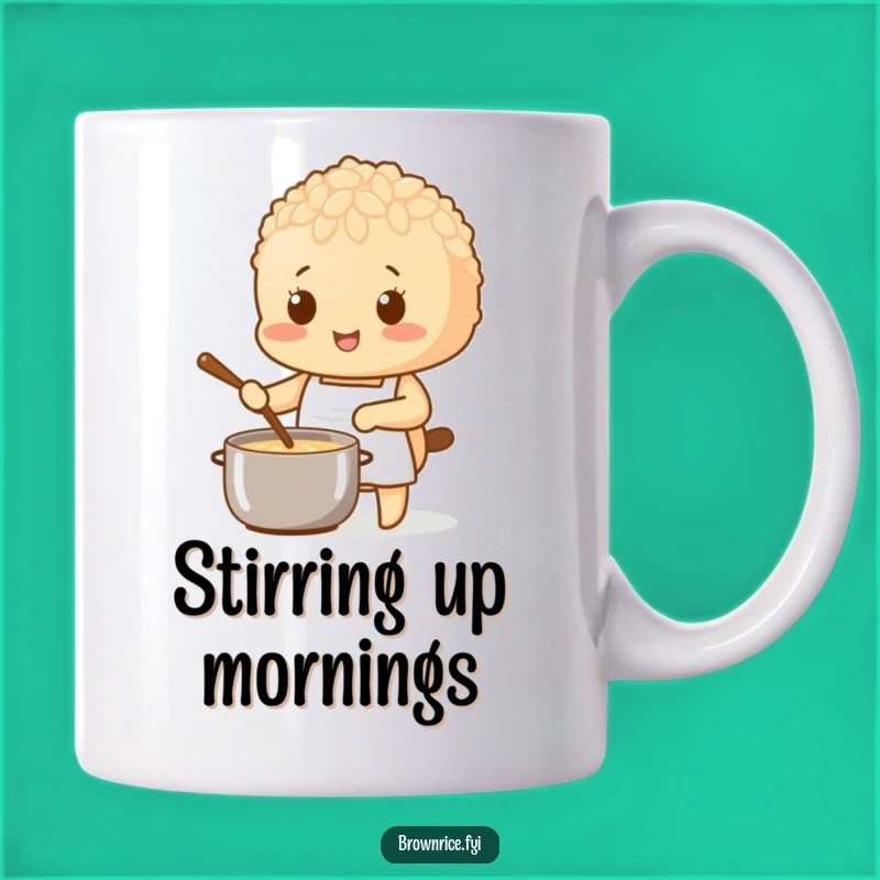 Funny Brown Rice Chef Mug: Culinary Humor Gift