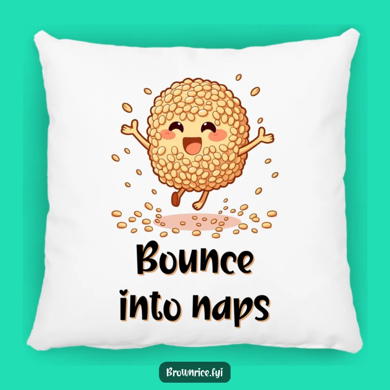 Funny Bouncing Brown Rice Pillow: Cozy Excitement, Perfect Funny Gift!