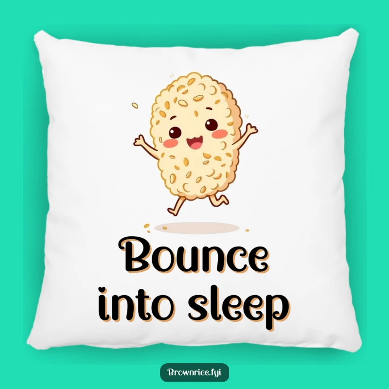 Funny Bouncy Rice Pillow - Happy Jig Comfort Gift