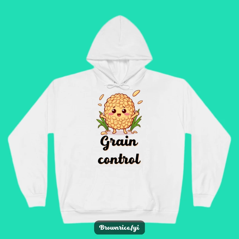 Cozy Funny Brown Rice Juggler Hoodie: Warmth and Laughter Guaranteed!