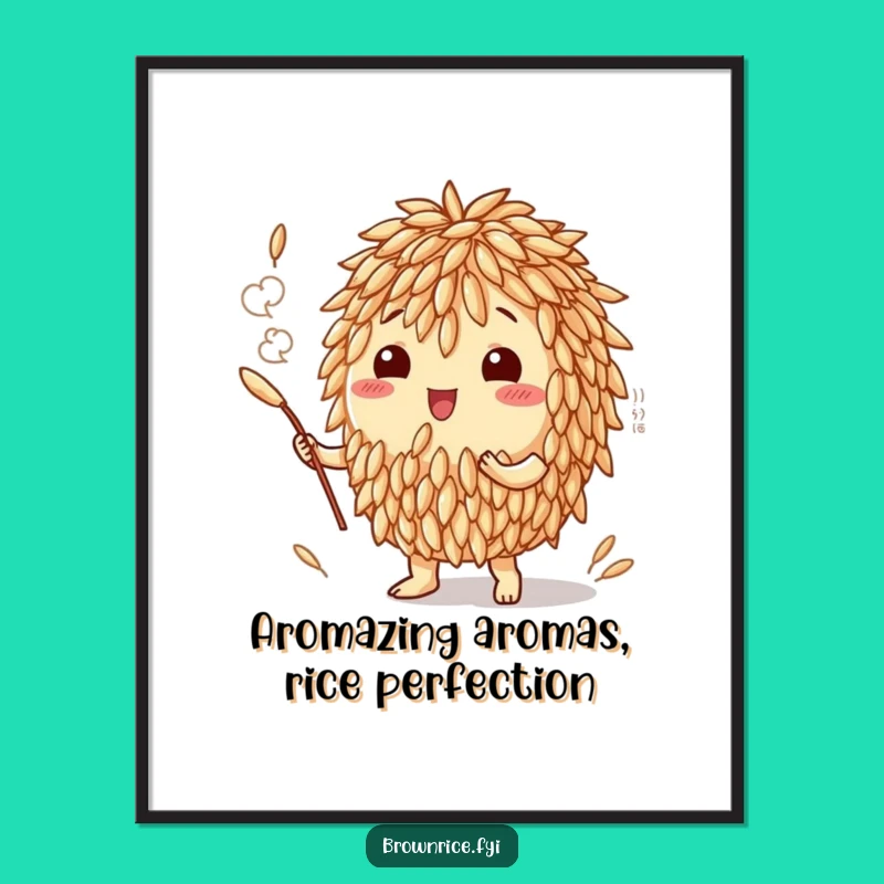 Free Printable Wall Art: Delicious Aroma Cloud by Whimsical Rice Grain!