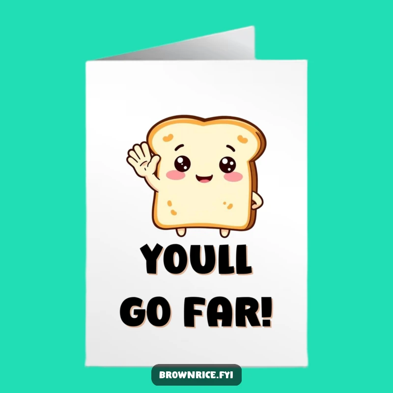 Free Printable Congrats Card: Waving Toast Celebration, Funny Downloadable