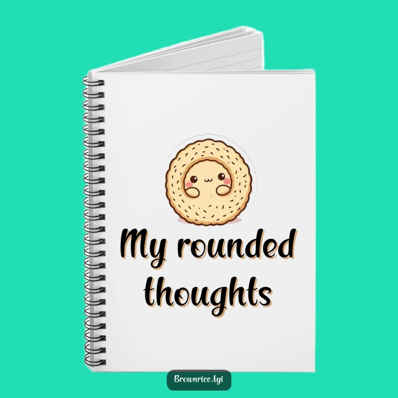 Funny Rolled Brown Rice Notebook: Jot down fun, ideal funny gift!