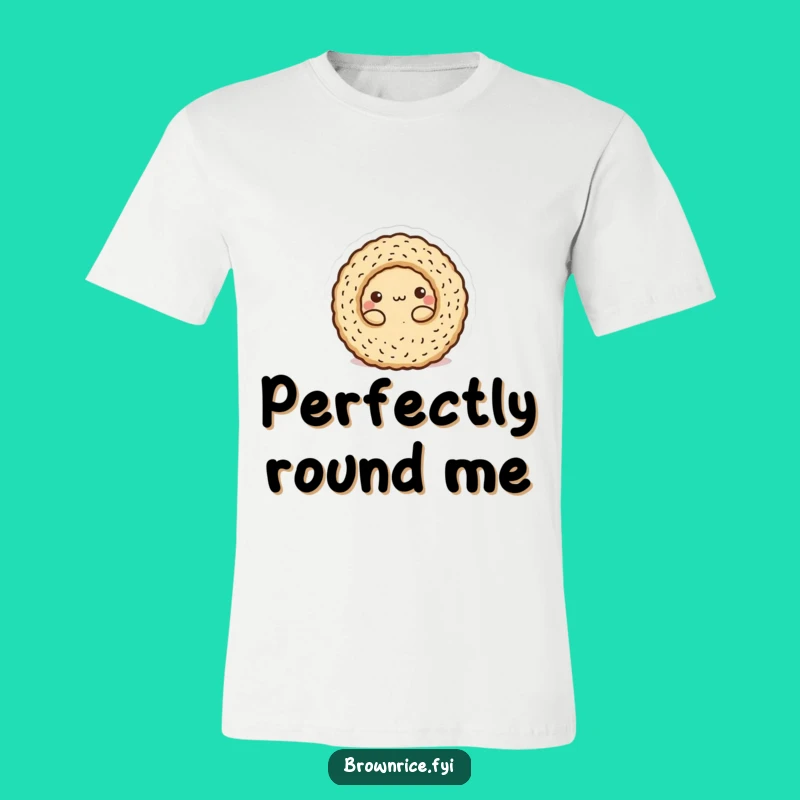 Funny Rolled Brown Rice T-Shirt: Quirky Charm, Great Funny Gift!