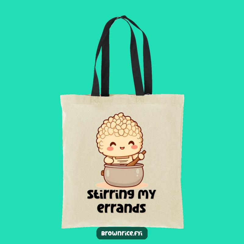 Funny Chef Brown Rice Tote Bag: Carry your passion, great funny gift!
