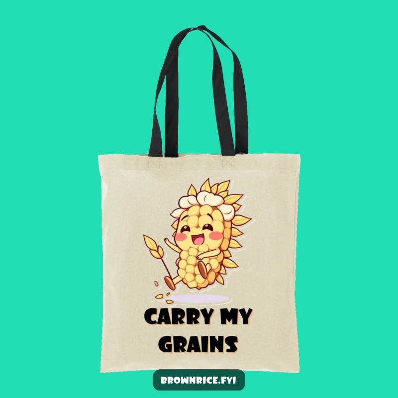 Funny Oat Grain Tote Bag: Silly Stunt for Your Daily Errands, a Hilarious Funny Gift