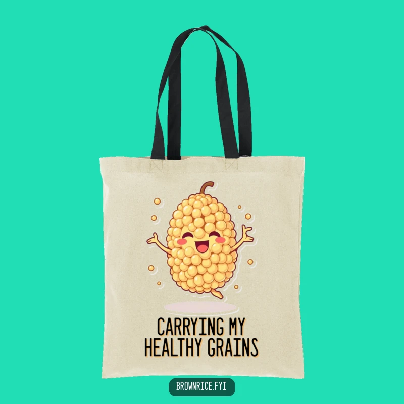 Funny Quinoa Spin Tote Bag: Carry Your Health and Humor